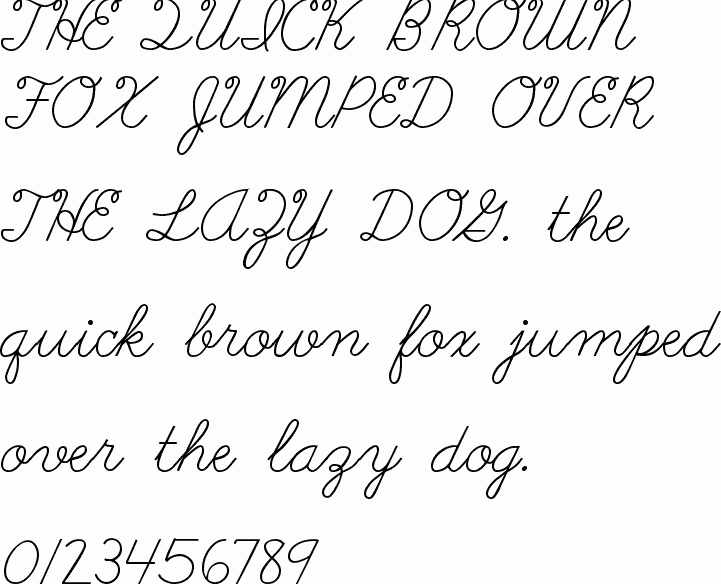 Abc Cursive Free Font Download