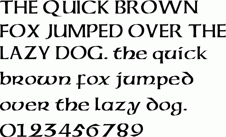 American Uncial Regular Free Font Download