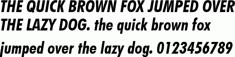 Futura Bold Italic Font