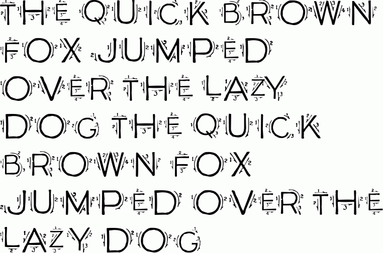 Single Stroke free font download