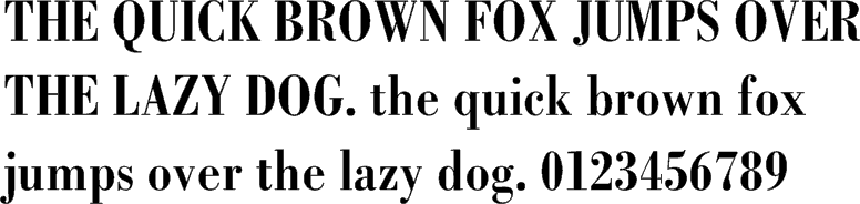 Bodoni Bold Condensed Premium Font Buy And Download