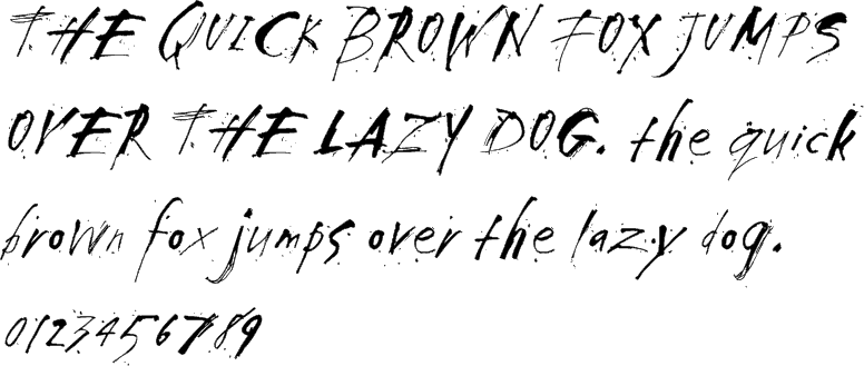 grunge script font