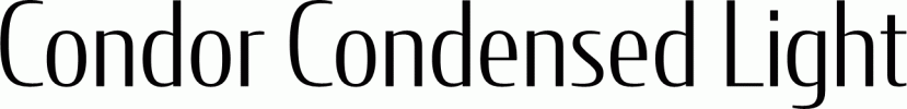 Condor Condensed Light premium font buy and download