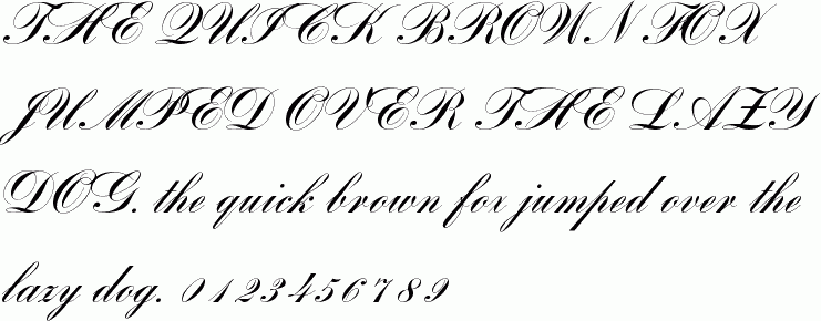Bank Script Joining D free font download