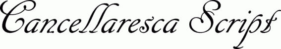 Cancellaresca Script free font download