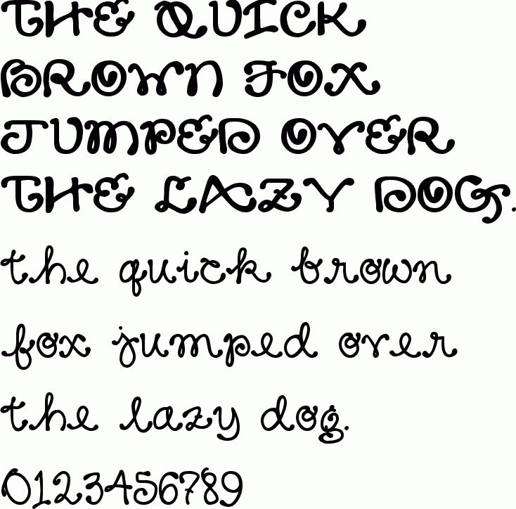 DJ Cozy free font download