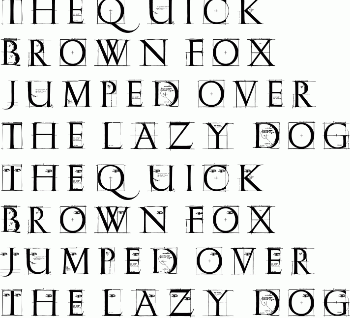 Eric Gill Caps Sketched Free Font Download