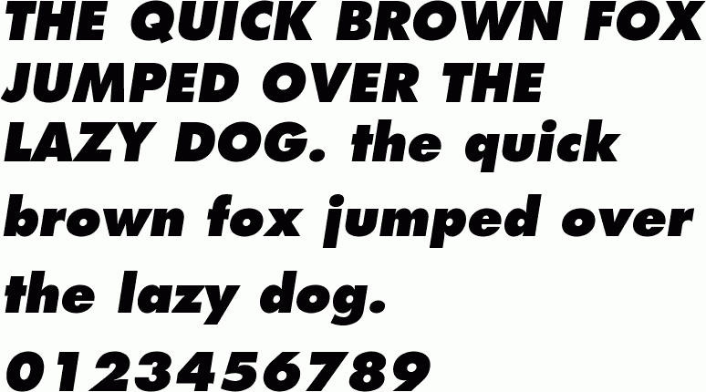 Futura Lt Extra Bold Oblique Free Font Download