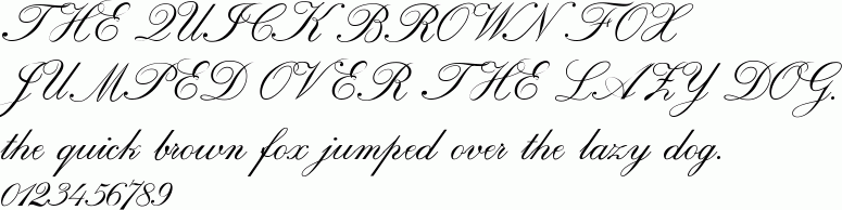 Regency Script free font download