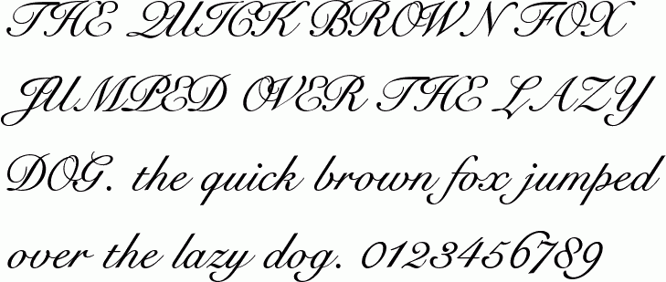 Signet Roundhand Italic free font download