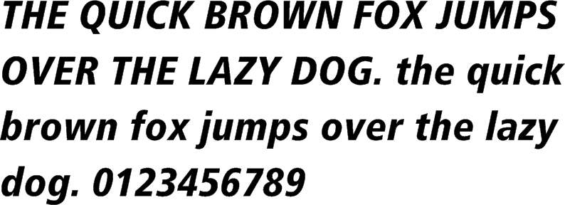 Frutiger 78 Black Condensed Italic premium font buy and download