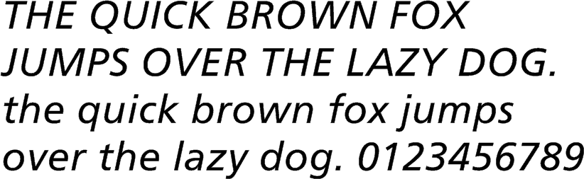 frutiger bold italic font free download