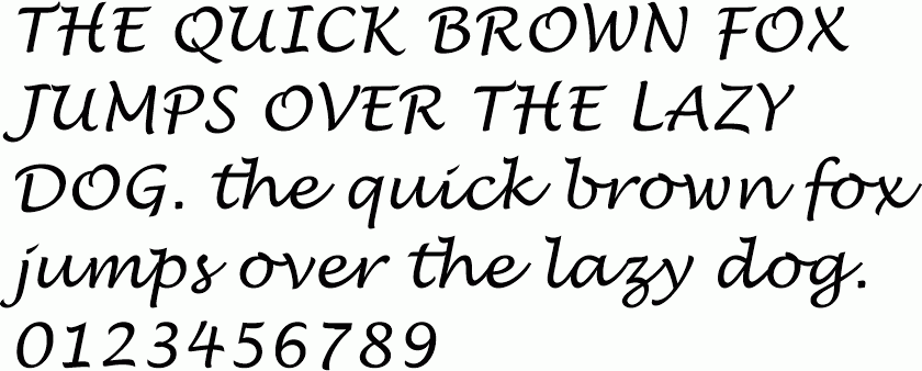 Fonts similar to lucida handwriting