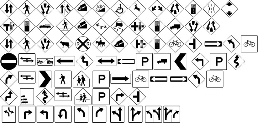 PIXymbols Highway Signs Regular premium font buy and download