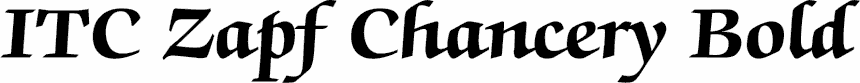zapf chancery bold font free download