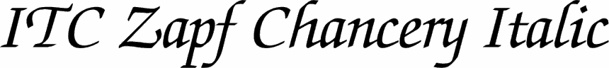 zapf chancery font mac
